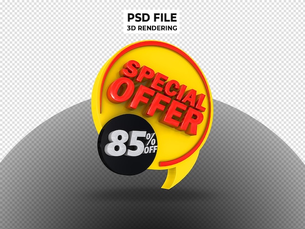 Offerta speciale rendering 3d