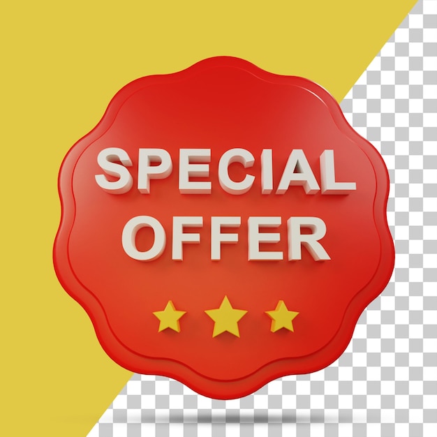 PSD special offer 3d