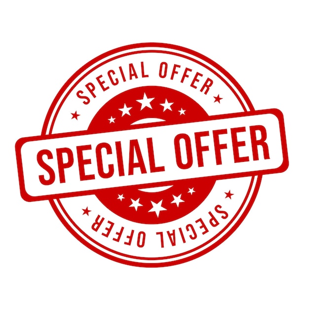 special offer red stamp