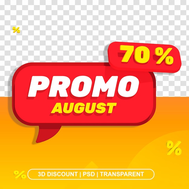 PSD sconto promozionale speciale