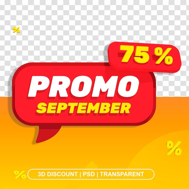 PSD sconto promozionale speciale