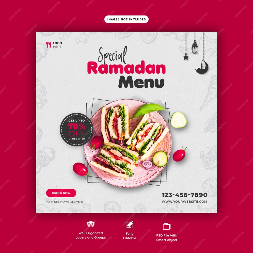 Premium Psd Special Ramadan Food Banner Template