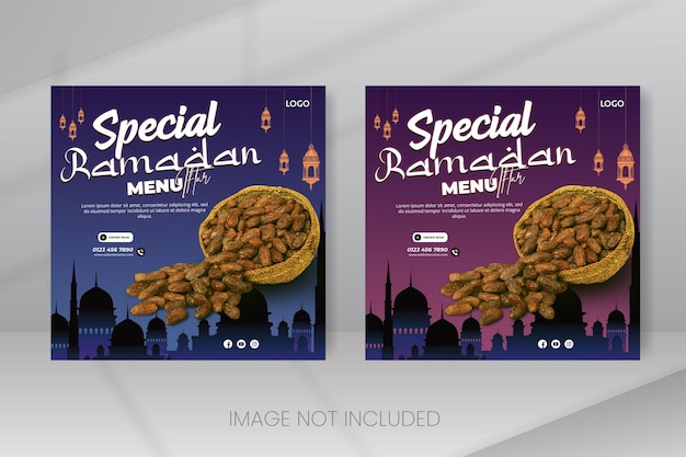 ramadan kareem food box