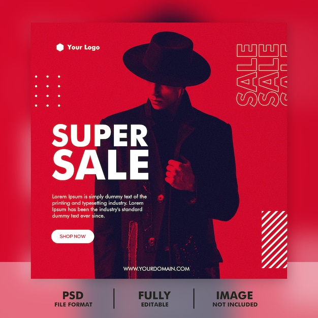 Special sale banner template