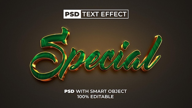 Special text effect gold style Editable text effect