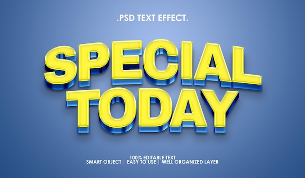 Special today text style effect