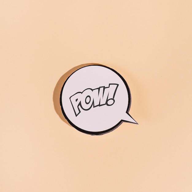 speech bubble mockup