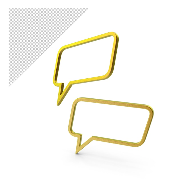 PSD speech bubble png