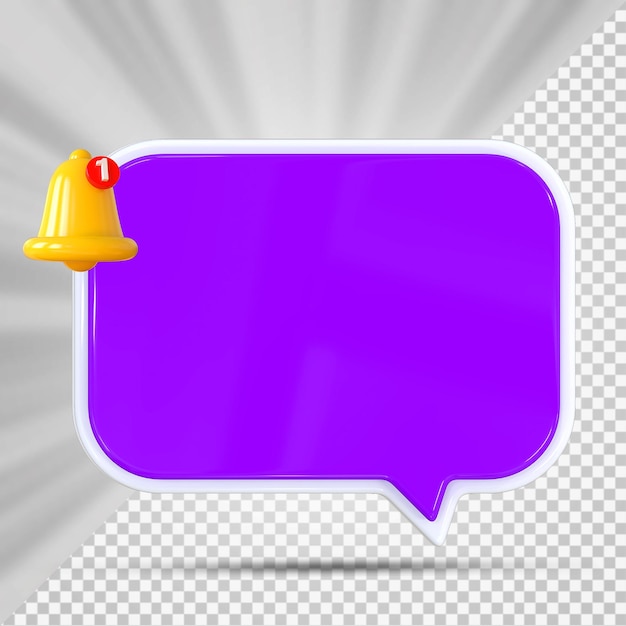 Speech notification balloon text