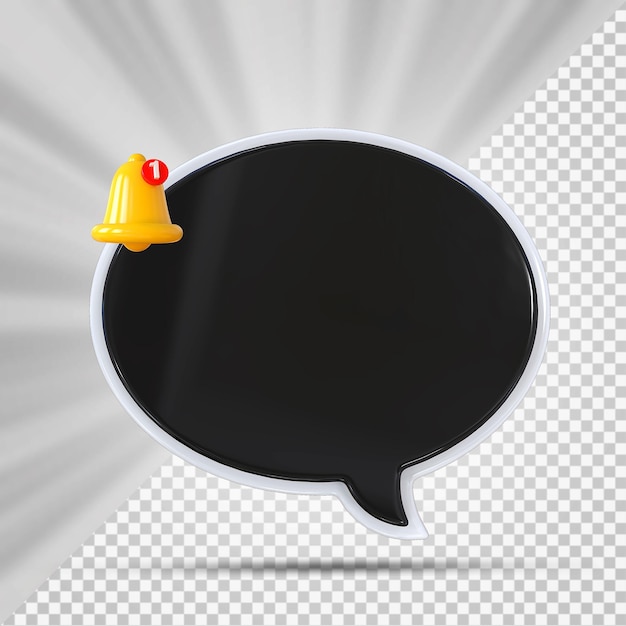 Speech notification balloon text