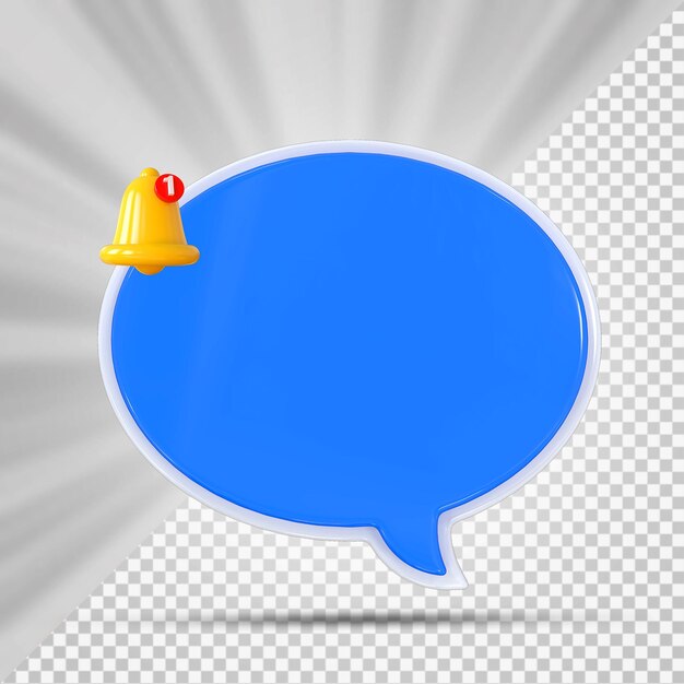 Speech notification balloon text