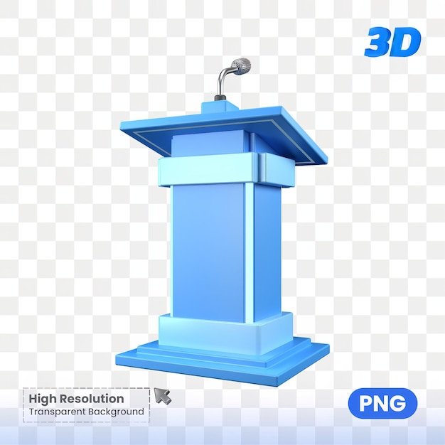 PSD speech podium stand