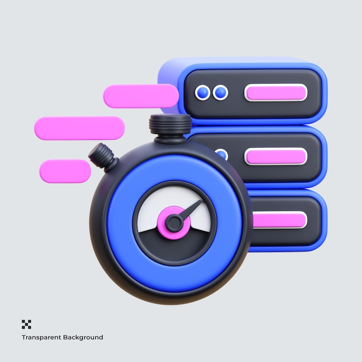 PSD speed 3d icon