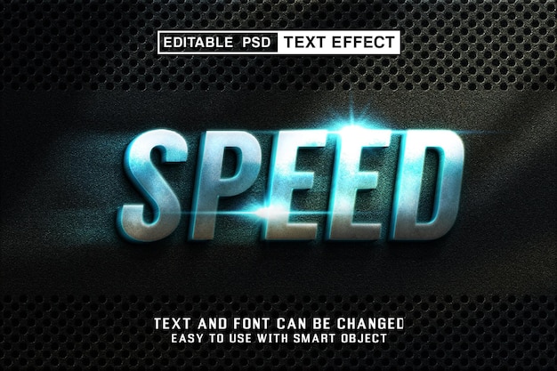 Speed Editable Text Effect