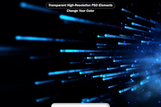 PSD speed shining particles space explosion background