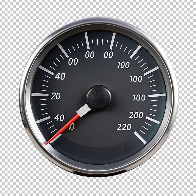 PSD speedo meter on transparent background