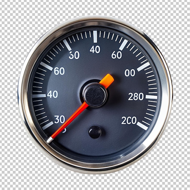 PSD speedo meter on transparent background