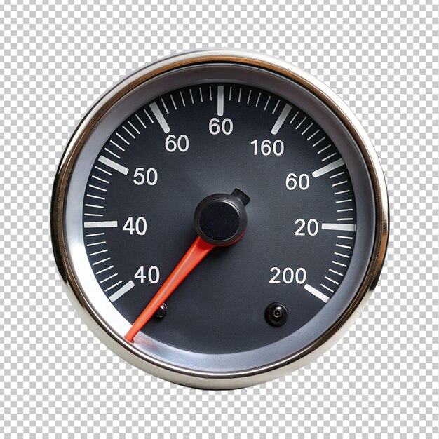 PSD speedo meter on transparent background