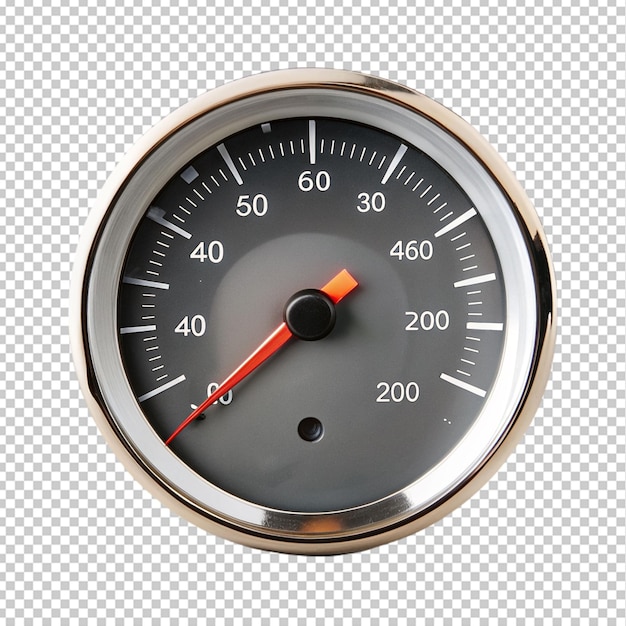 PSD speedo meter on transparent background