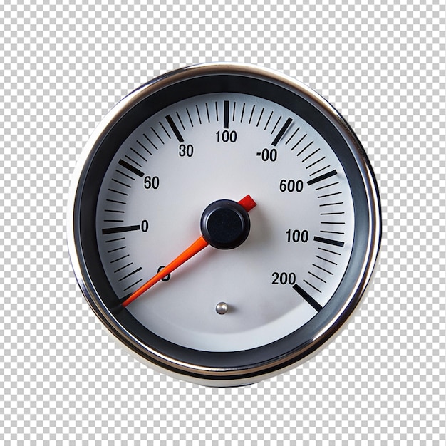 PSD speedo meter on transparent background