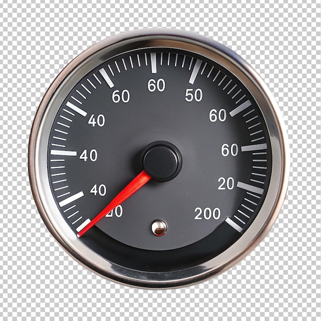 PSD speedo meter on transparent background