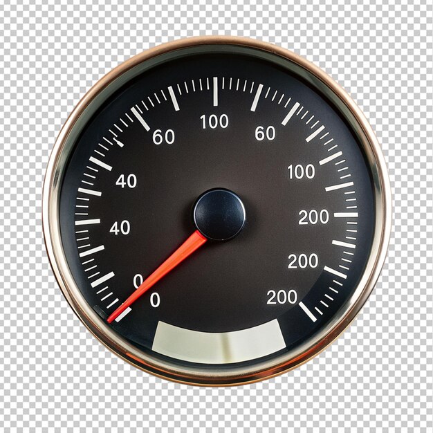 PSD speedo meter on transparent background