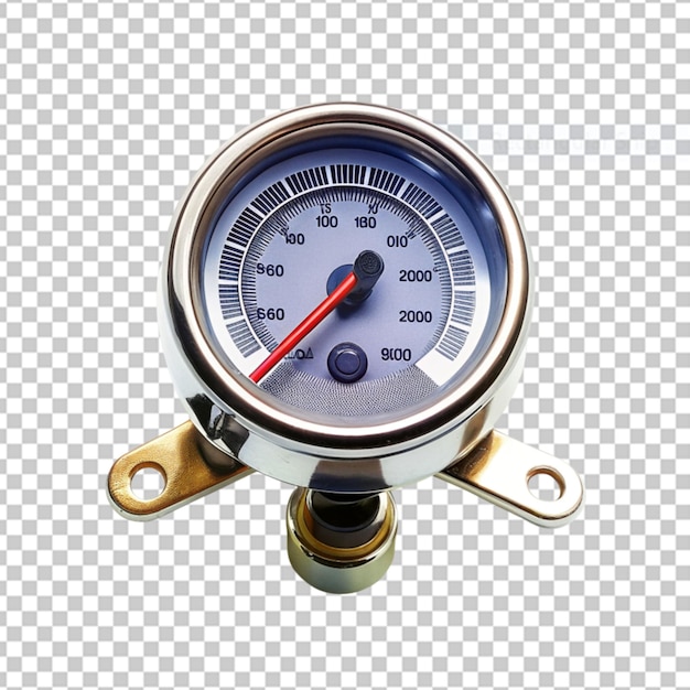 PSD speedometer isolated on transparent
