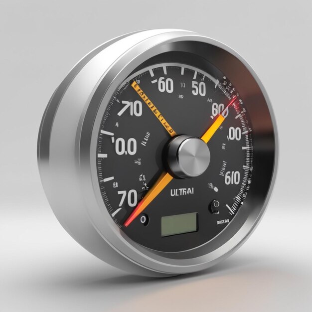 PSD speedometer psd on a white background