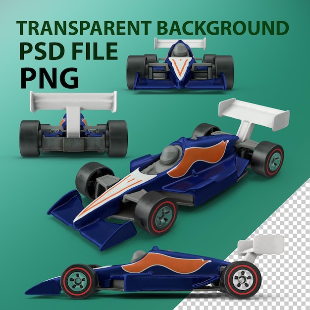 PSD speelgoedraceauto png