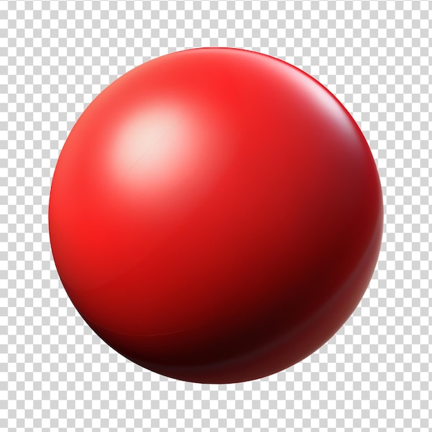 PSD sphere isolated on transparent background