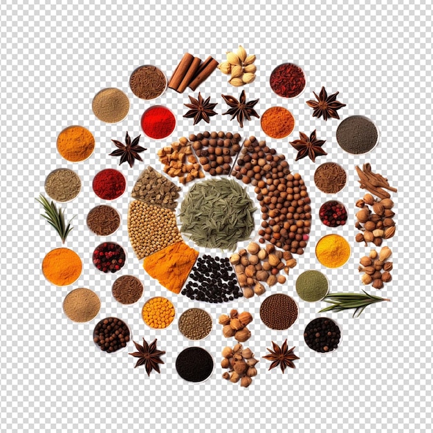 PSD spices background