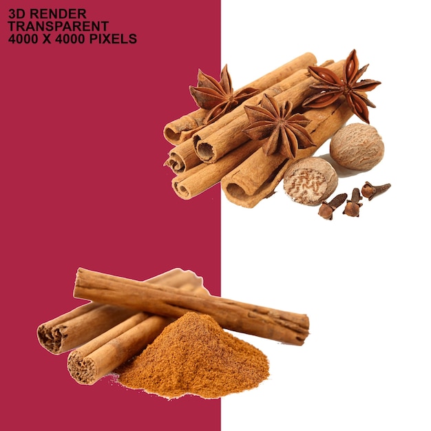 spices transparent background