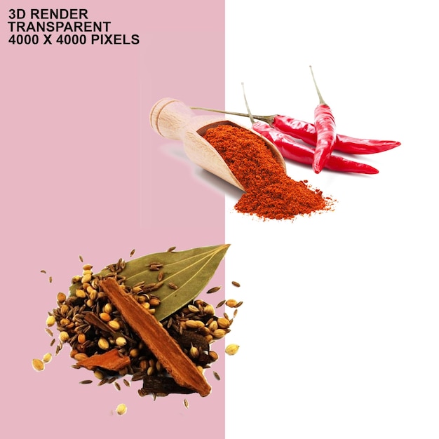 spices transparent background