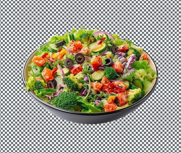 PSD spicy bousso broccoli salad izolowany na przezroczystym tle