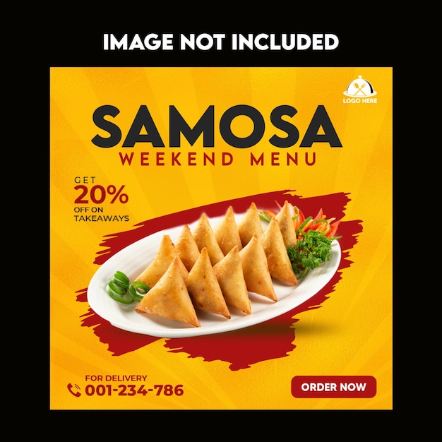 PSD samosa piccante