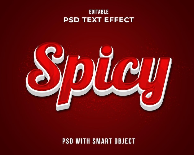 SPICY TEXT EFFECT EDITABLE