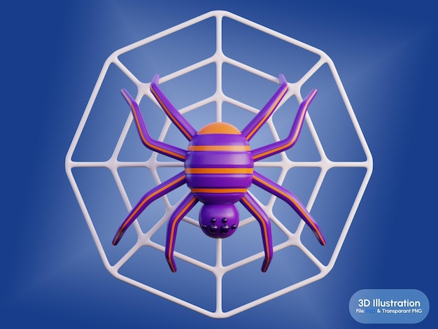 Spider of Halloween renderowanie 3D