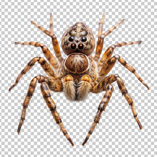 PSD sfondo trasparente a forma di ragno