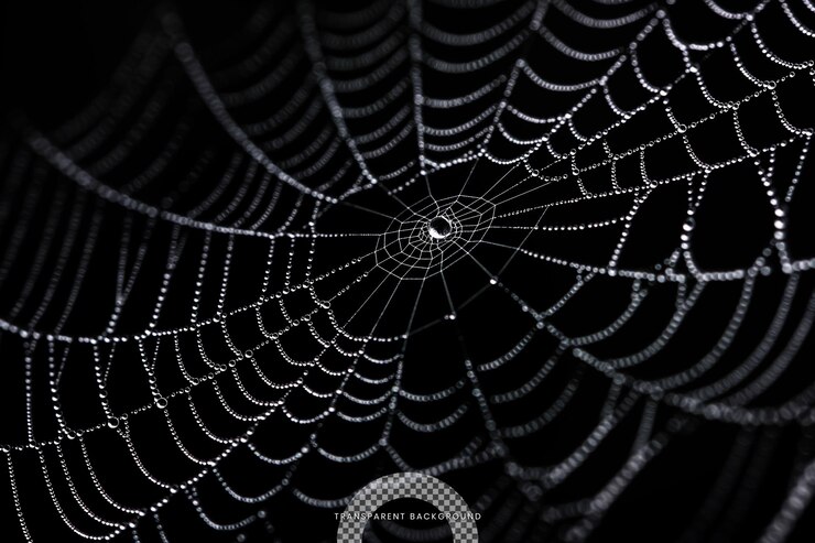 PSD spider web with the name  the name  on it