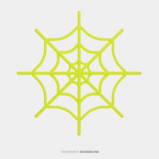 PSD spiderweb 3d icon
