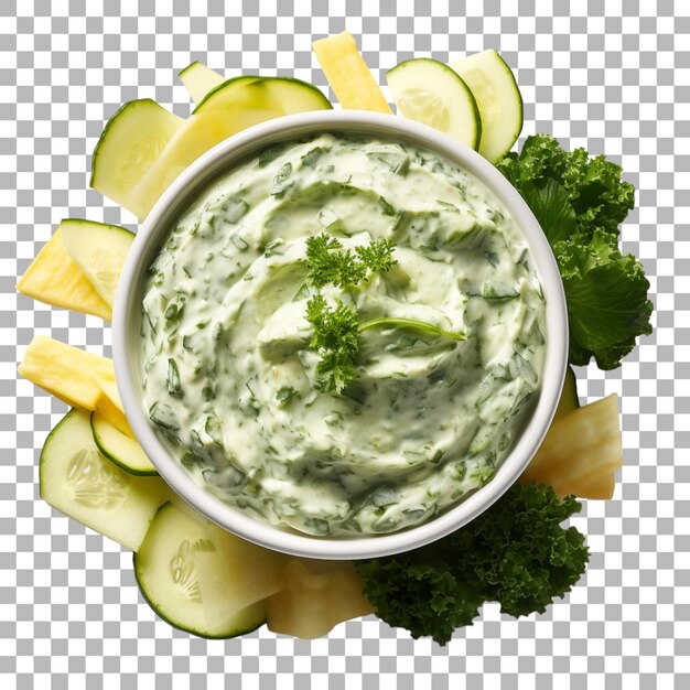 spinach and artichoke dip on transparent background