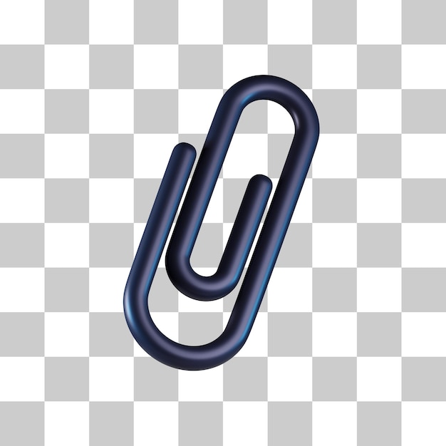 Spinacz papieru 3D ikona