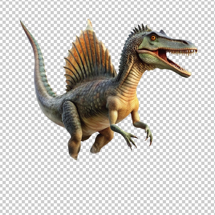 PSD spinosaurus 游泳姿勢