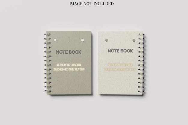 Spiraal notebook mockup