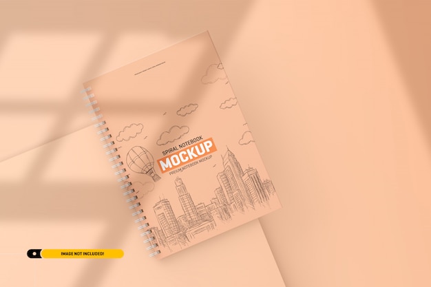 Spiraal notebook mockup