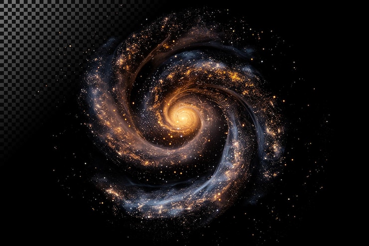 PSD spiral galaxy