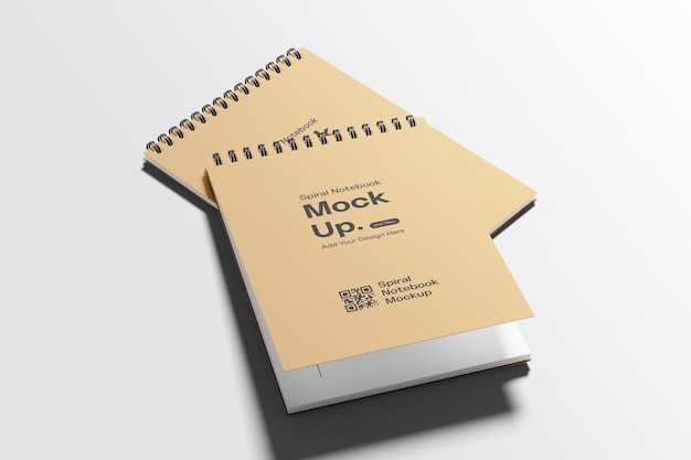 Spiral Note Book Mockup (Spirale notenboek mockup)