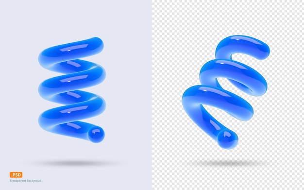 ガラス テクスチャのスパイラル形状