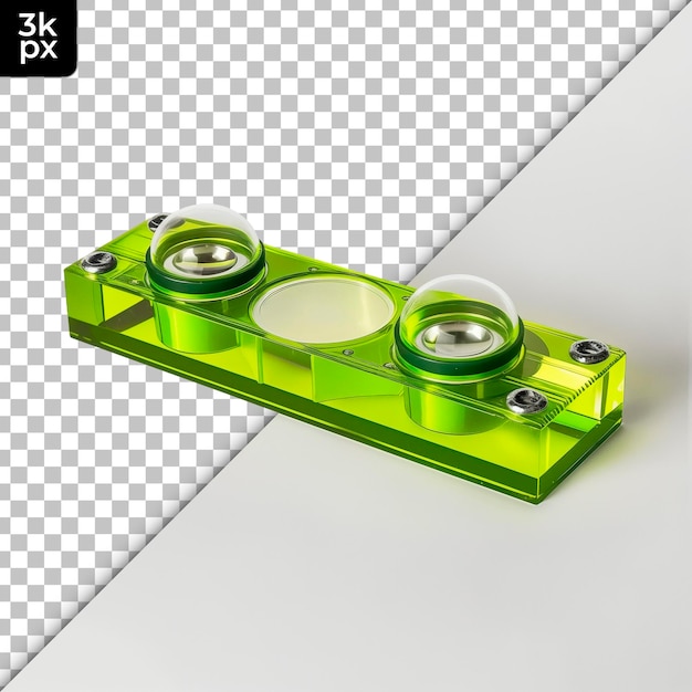 PSD spirit level isolated on transparent background