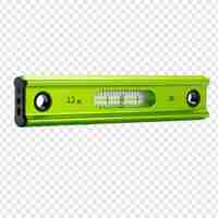 PSD spirit level isolated on transparent background